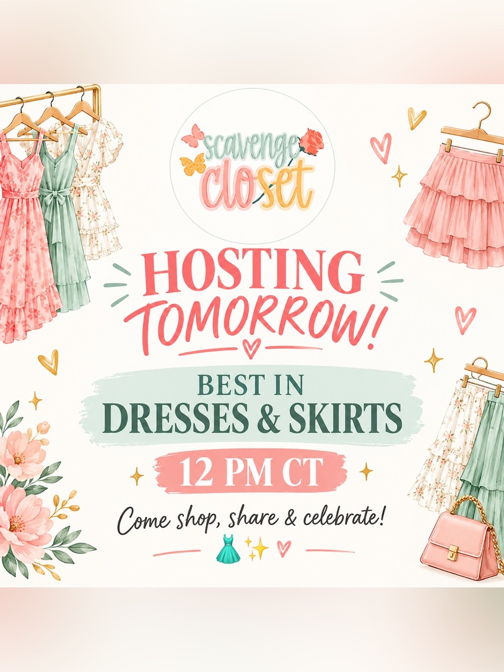 🎉 HOSTING TOMORROW! Best in Dresses & Skirts 👗
